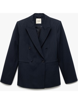 Koton Cepli Uzun Kollu Kruvaze Blazer Ceket