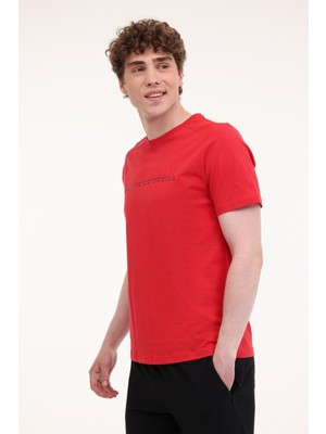 Lumberjack ml Sono 11ITL615 5fx Kırmızı Erkek Kısa Kol T-Shirt