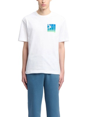 Reebok GS HS SHAQ SILO LOGO TEE Beyaz Erkek Kısa Kol T-Shirt