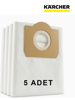 Kleen Karcher Wd2 Plus / Wd3 /Kwd1 /Kwd2 /Kwd3 / Se4001 / Se4002 Uyumlutoz Torbası 5 Adet