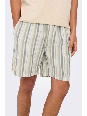 Only&sons Onstrev Lıfe Reg Struc St Yeşil Erkek Şort