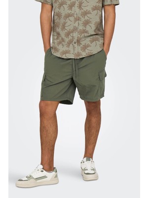 Only&sons Onskal Cargo 0287 Shorts Yeşil Erkek Şort