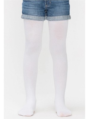 Penti Beyaz 2 Adet Renk Ekstra Koton 90 Den Çocuk Külotlu Çorap