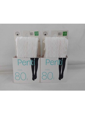 Penti 2'li Külotlu Çorap - Kız Çocuk Desenli Kilotlu Çorap ( Care For Energy )