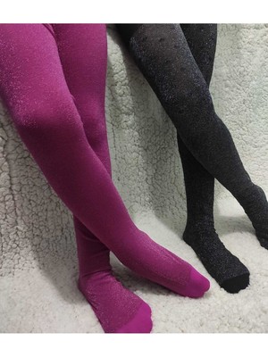 Penti 2^li Kız Çocuk Parlak Renkli Pretty Külotlu Çorap