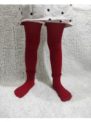 Penti Kız Çocuk Desenli Beyaz Külotlu Çorap