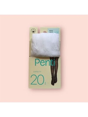 Penti Çocuk Sweety Lila Desenli Ince Külotlu Çorap