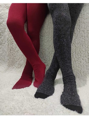 Penti 2^li Kız Çocuk Parlak Renkli Pretty Külotlu Çorap