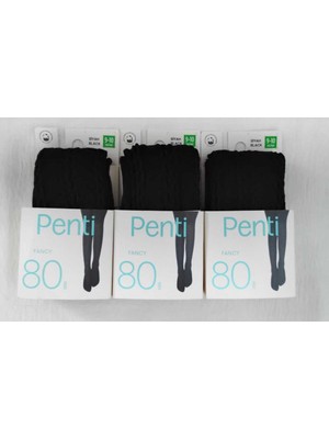 Penti Kız Çocuk 80 Den 3'lü Külotlu Çorap