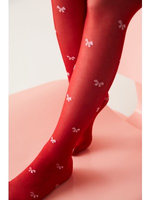 Penti Papyon Desenli Külotlu Çorap