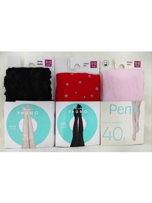 3 Adet Kız Çocuk Desenli Külotlü Çorap