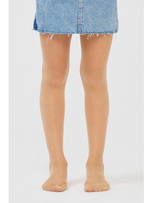 Penti Kız Çocuk Siyah Pretty 20 Denye Ince Parlak Külotlu Çorap