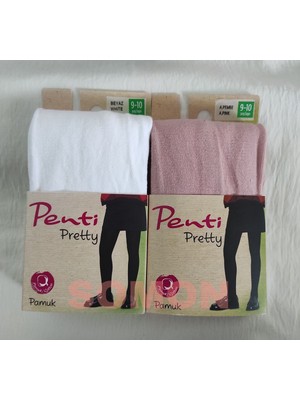 Penti Kız Çocuk Pamuk Külotlu Çorap ( Pretty Pamuklu Külotlu Çorap ) 2 'li
