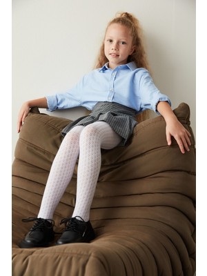 Penti Kız Çocuk Pretty Desenli Açık Pembe Külotlu Çorap