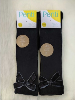 Penti 2'li Paket Dizaltı Çocuk Basic Çorap