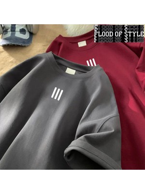 Tarz Sokak Erkek Büyük Boy T-Shirt Erkek Pamuklu Tişört Beyaz 5xl Rahat Yaz Giyim Moda Baskı Tee Gömlek