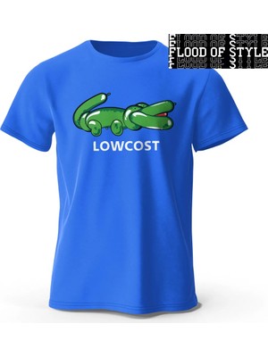 Tarz Sokak Yeşil Timsah Baskı T-Shirt Düşük Maliyetli Timsah Komik Grafik Erkek Kısa Kollu Büyük Boy Tee
