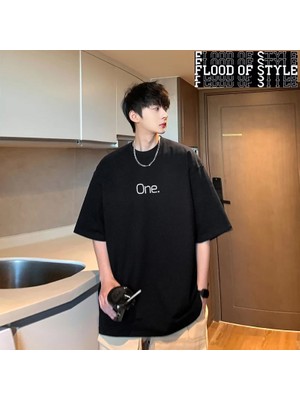 Tarz Sokak T Shirt Boy Pamuk Erkekler Için Beyaz Erkek Yaz Mektup Baskı T-Shirt Erkek 5xl Gündelik Giyim