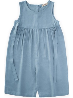 Kolsuz Bağcıklı Tulum 2-7 Yaş Mavi