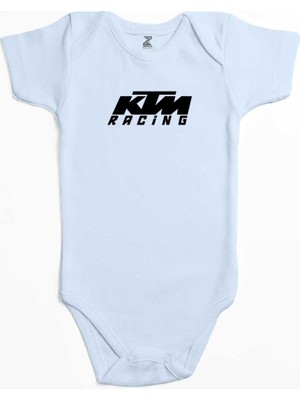 Z zepplin Ktm Racing Black Logo Mavi Renk Bebek Body Zıbın