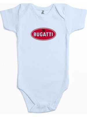 Z zepplin Bugati 3b Logo Mavi Renk Bebek Body Zıbın