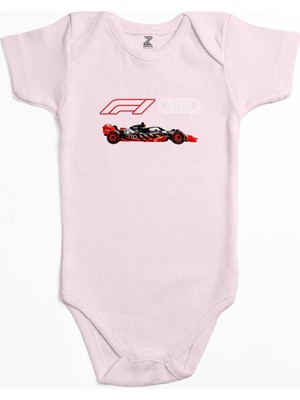 Z zepplin F1 Audi Logo Car Pembe Renk Bebek Body Zıbın