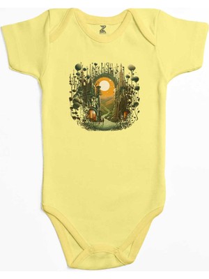 Z zepplin Journey To Hope Sarı Renk Bebek Body Zıbın