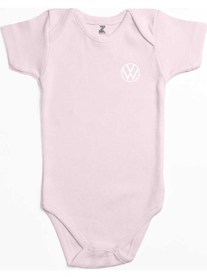 Z zepplin Volkswagen New Logo Pembe Renk Bebek Body Zıbın