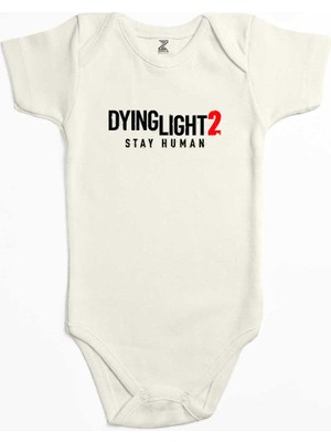 Z zepplin Dying Light 2 Logo Ekru Renk Bebek Body Zıbın