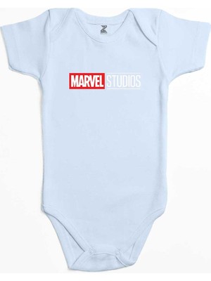 Z zepplin Studios Logo 2 Mavi Renk Bebek Body Zıbın