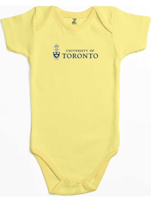 Z zepplin Toronto University Logo Sarı Renk Bebek Body Zıbın