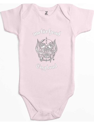 Z zepplin Motörhead England Pembe Renk Bebek Body Zıbın