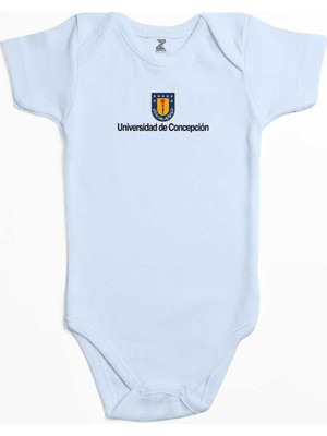 Z zepplin Concepcion University Logo Mavi Renk Bebek Body Zıbın