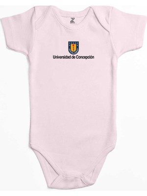 Z zepplin Concepcion University Logo Pembe Renk Bebek Body Zıbın