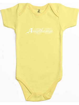 Z zepplin Anathema Logo Sarı Renk Bebek Body Zıbın