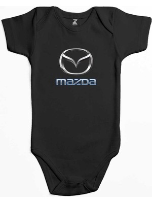 Z zepplin Mazda Logo Siyah Renk Bebek Body Zıbın