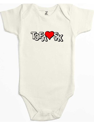 Z zepplin Tofaş Tofaşk Ekru Renk Bebek Body Zıbın