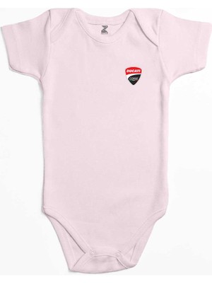 Z zepplin Ducati Corse Logo Pembe Renk Bebek Body Zıbın