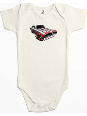 Z zepplin Dodge Charger Ekru Renk Bebek Body Zıbın