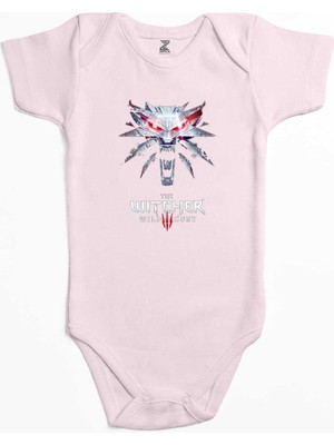 Z zepplin The Witcher Wild Pembe Renk Bebek Body Zıbın