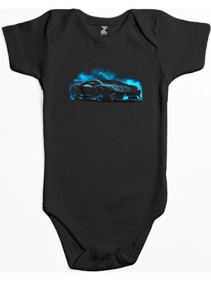 Z zepplin Lamborghni Black Neon Siyah Renk Bebek Body Zıbın