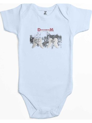 Z zepplin Depeche Mode Memento Mori Mavi Renk Bebek Body Zıbın