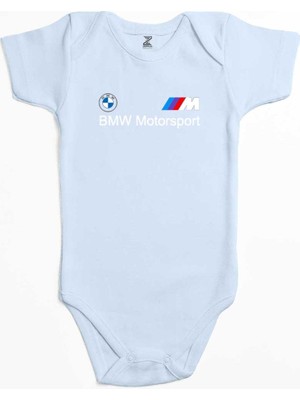 Z zepplin Bmw Logo M Power Motorsport Mavi Renk Bebek Body Zıbın