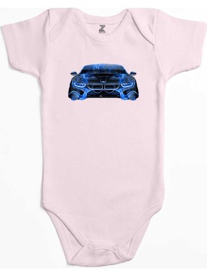 Z zepplin Bmw I8 Front Fire Abstract Car Pembe Renk Bebek Body Zıbın