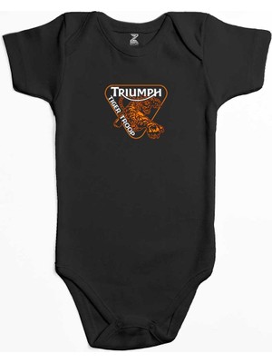 Z zepplin Triumph Tiger Troop Siyah Renk Bebek Body Zıbın
