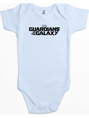 Z zepplin Galaksinin Koruyucuları Logo Mavi Renk Bebek Body Zıbın