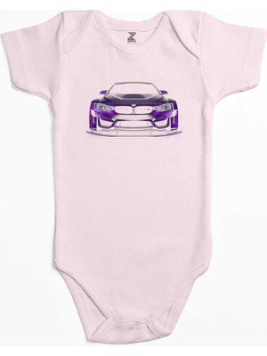 Z zepplin Bmw Violet Car Pembe Renk Bebek Body Zıbın