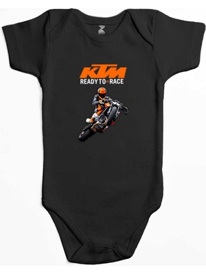 Z zepplin Ktm Ready To Race Moto Siyah Renk Bebek Body Zıbın