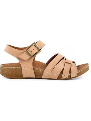 Muya Rhoas 33218-205 Anatomik Taban Kadın Sandalet Kum 36-40