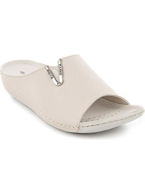 Muya Nest 31125-045 Anatomik Taban Kadın Terlik Krem 36-40